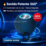 PARLANTE INTELIGENTE COMPATIBLE CON APP "AMAZON ALEXA" - VERSIÓN 2025