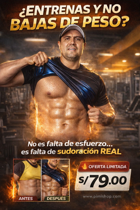 CAMISETA EFECTO SAUNA PARA QUEMAR GRASA +REGALO🎁