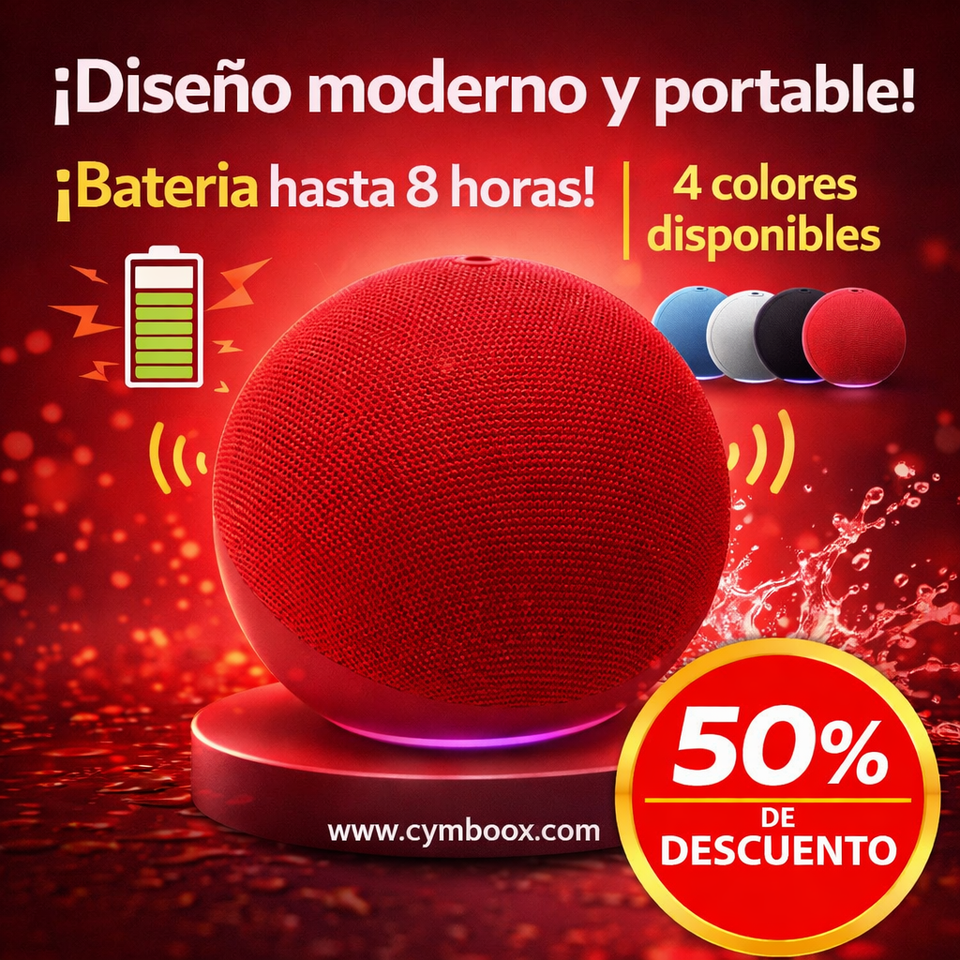 PARLANTE INTELIGENTE COMPATIBLE CON APP "AMAZON ALEXA" - VERSIÓN 2026