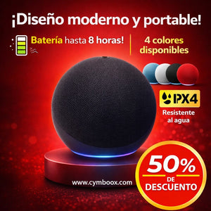 PARLANTE INTELIGENTE COMPATIBLE CON APP "AMAZON ALEXA" - VERSIÓN 2026