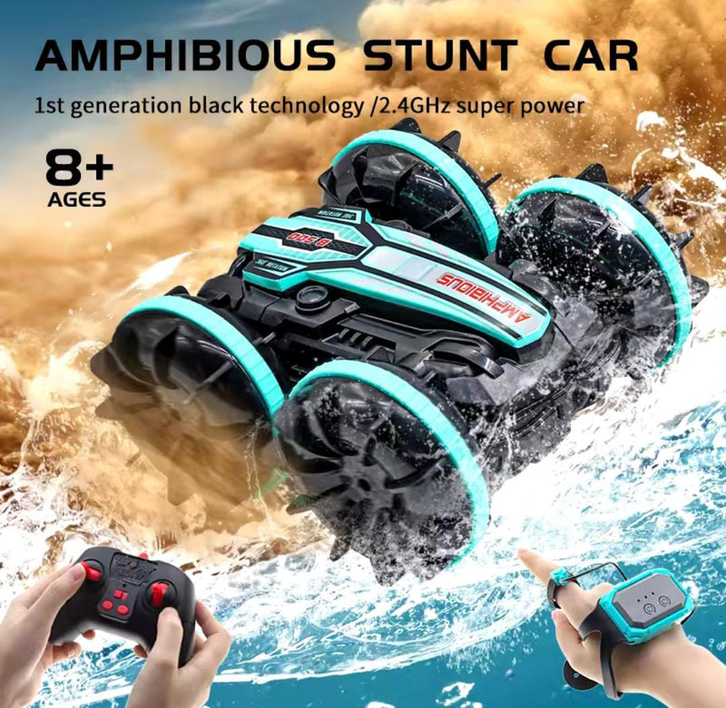 STUNT CAR 360° CON RELOJ DE MOVIMIENTOS